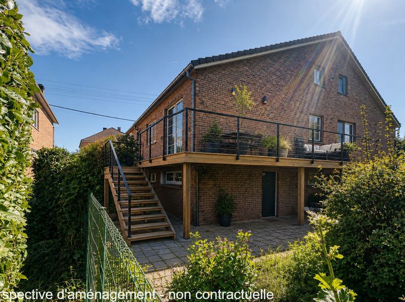 L'immobilière Borremans a le plaisir de vous présenter à la vente, ce bungalow 3 façades idéalement situé dans dans le joli village de Donceel (Haneff