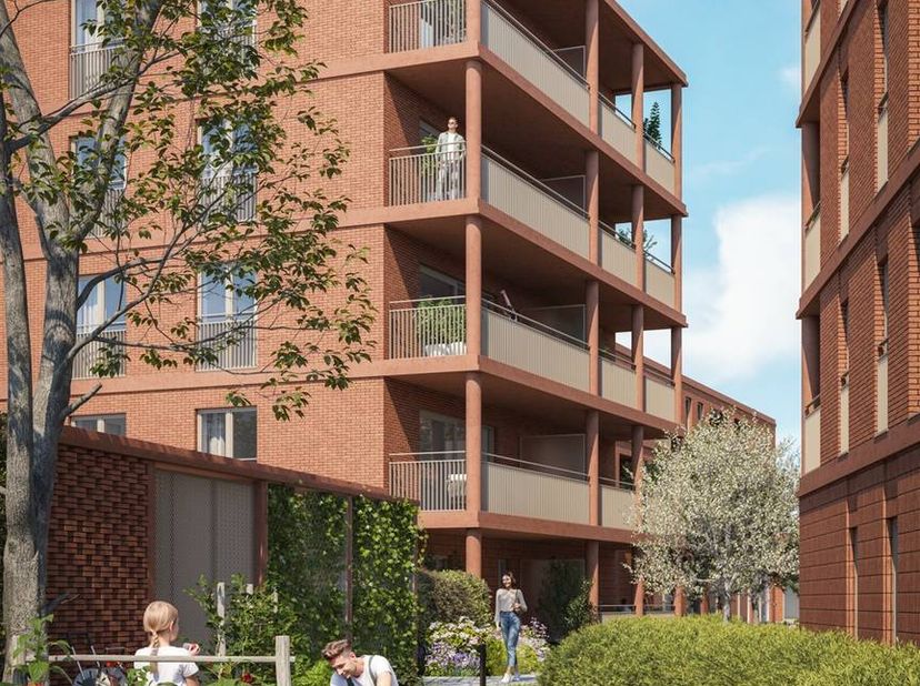 WAUWW, situé sur l'ancien site de l'entreprise de construction Van Wauwe, est un projet résidentiel dynamique situé sur l'Oude Bosuilbaan, parfaitemen