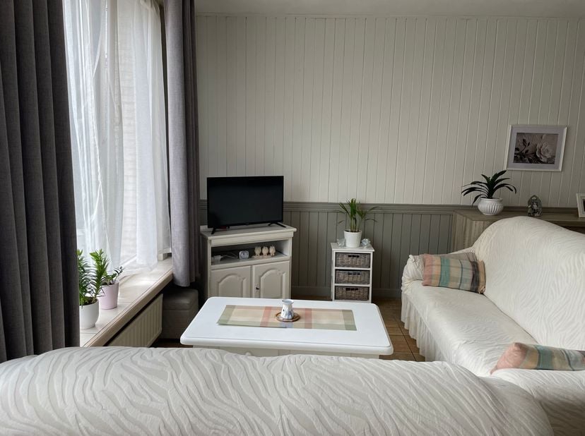 Gelijkvloers éénslaapkamerappartement van 74 m² met dubbele berging te Westmeerbeek (Hulshout)<br />
<br />
Ligging :<br />
Het appartement is gele