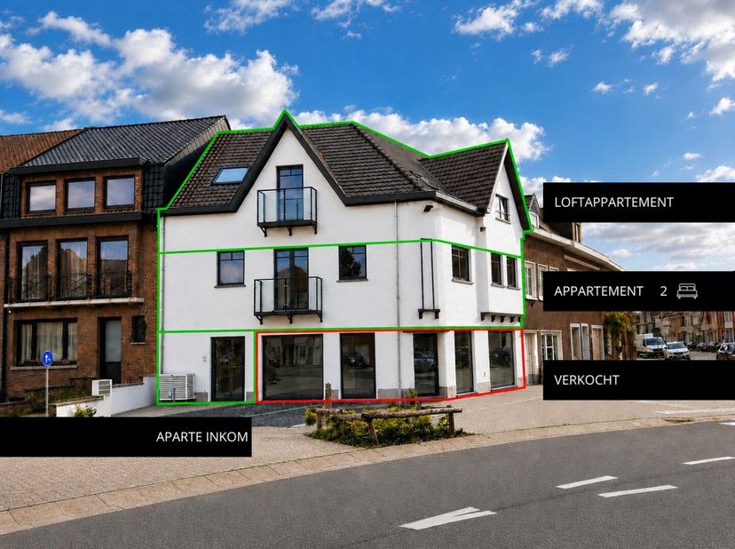 In deze kleinschalige residentie "De Samenkomst" worden twee instapklare appartementen aangeboden. De appartementen kunnen zowel samen als afzonderlij