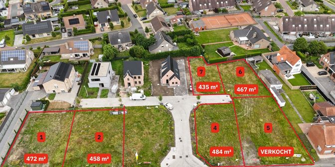 Terrain à vendre à Sneppestraat 50, 8610 Kortemark