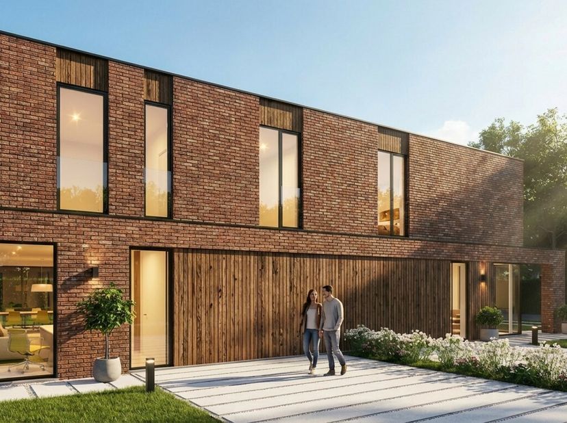 Prijzen exclusief 6% (of 21%) btw op de constructiewaarde en registratierechten op de grondwaarde.<br />
Ontdek dit UNIEKE nieuwbouwproject (2 woninge