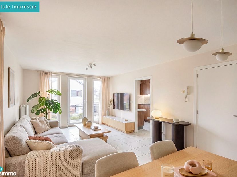 GOED ONDERHOUDEN APPARTEMENT MET BALKON, GARAGE EN KELDERBERGING TE BILZEN<br />
<br />
*** Bekijkt U dit appartement via een aanverwante website? Sur