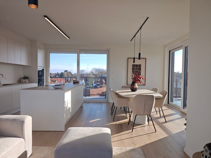 Residentie Les Moineaux is een nieuwbouwproject centraal gelegen tussen de Zeedijk en de winkelstraat van Koksijde-Bad. De moderne uitstraling van het