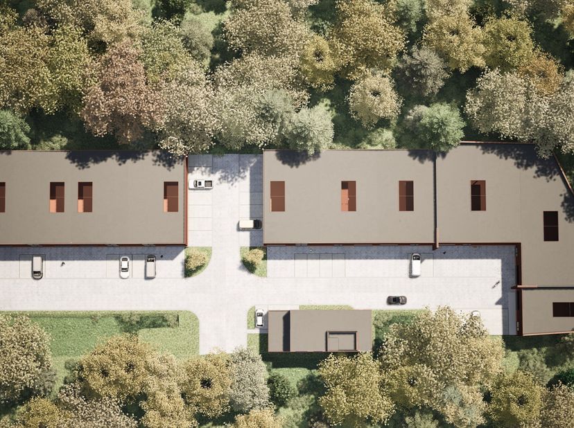 Bedrijvensite "MANEBORN" - KMO UNIT 1 - 125m² + 152m² MOGELIJKHEID CONCIERGEWONING MET 41 M² TERRAS<br />
<br />
Bedrijvenpark "MANEBORN" bestaat in d