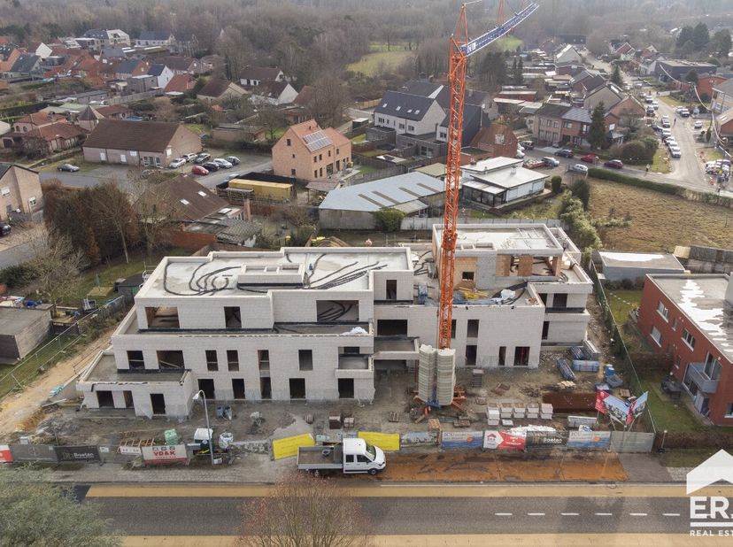 Residentie De Rotonde - Mol : un projet de construction durable et de haute qualité à Mol-Ginderbuiten. Le projet se compose de 17 appartements, de pa