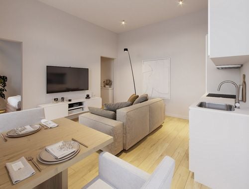                                         Studio met slaaphoek te huur in Leuven, € 1.100
