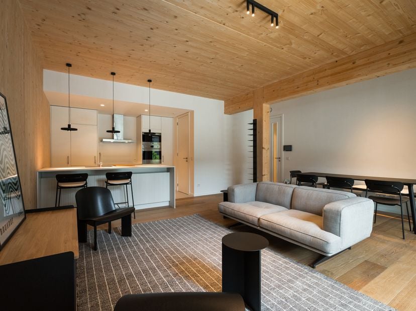 BRUSSEL - Vlak bij het Chatelainplein en de Louizalaan, licht APPARTEMENT, al dan niet gemeubileerd (1 slaapkamer/1 badkamer met douche), NIEUW, van ±