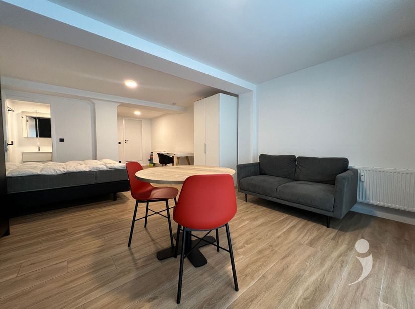 Ruime studio met privéterras in hartje Leuven. <br />
<br />
Op zoek naar een comfortabele studio op een toplocatie? Deze ruime en lichtrijke studio i