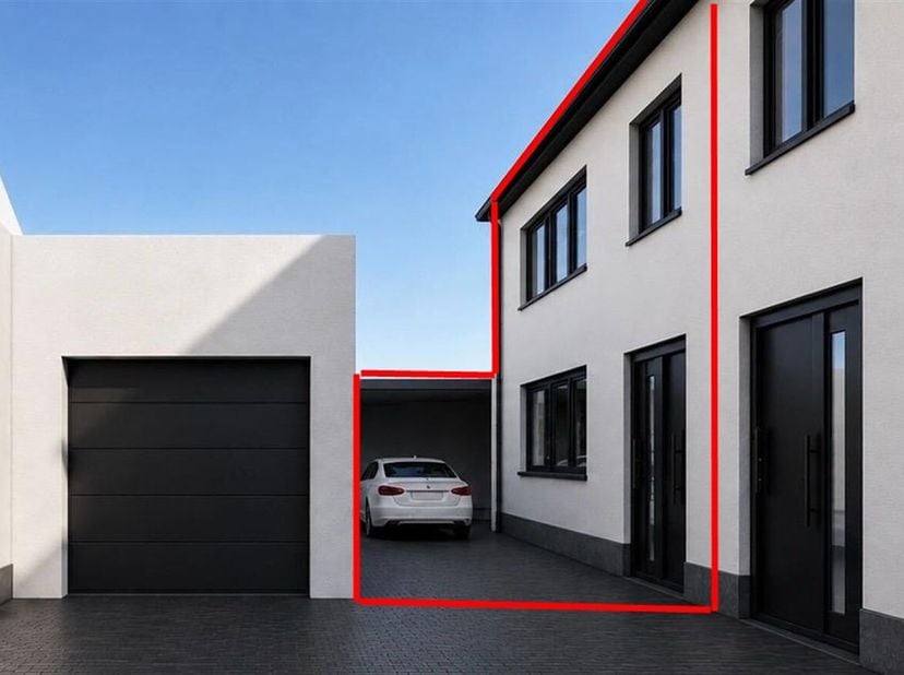 Volledig gerenoveerde woning met 4 slaapkamers en staanplaats nabij natuurgebied Schapenhagen<br />
Ligging:<br />
Rustig gelegen nabij het natuurgebi
