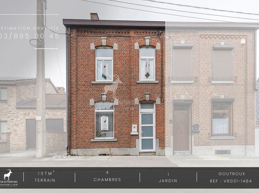Referentie agentschap: v6031-1484<br />
*** VIRTUEEL BEZOEK: https://envisite.net/vtour/fr/czegkt ***<br />
Prachtig huis in een rustige omgeving te k