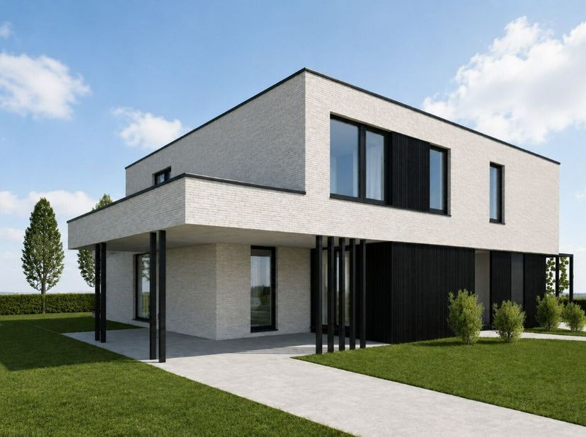 Moderne en zeer ruime halfopen woning (189m²), rustig gelegen op een perceel van 6are45ca. Het geheel wordt momenteel door de verkoper zeer kwalitatie