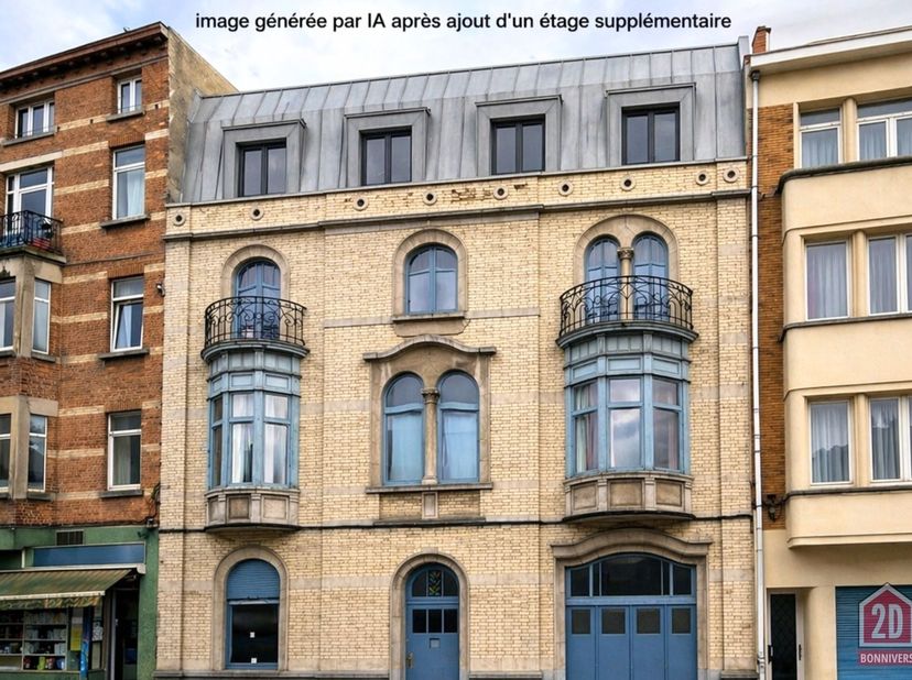 BONNIVERS – 2D vous propose cet immeuble de rapport potentiel à fort potentiel de valorisation, situé à Forest.<br />
<br />
<br />
<br />
Idéalemen