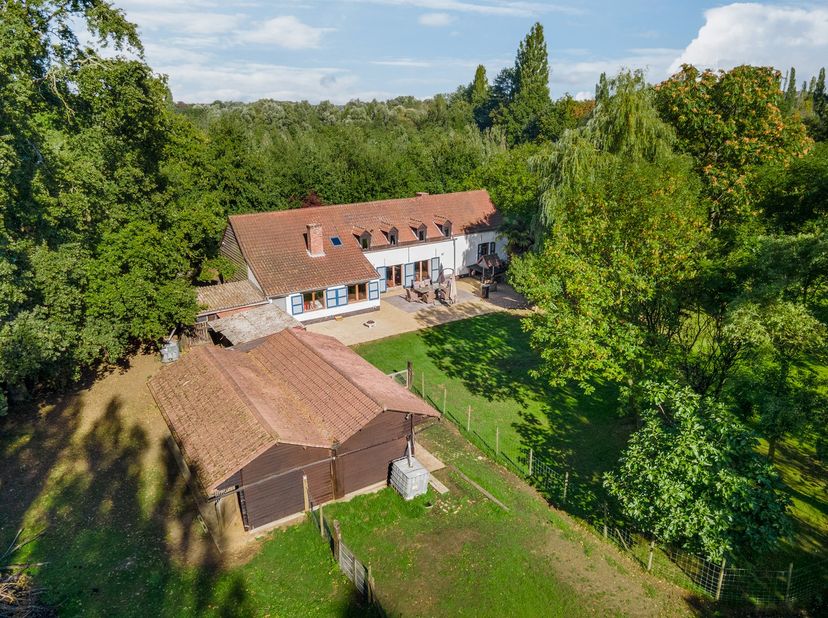 Gelegen op een schitterend perceel van bijna 6.000 m² biedt deze karaktervolle hoeve te Ranst een unieke combinatie van authenticiteit, hedendaags com