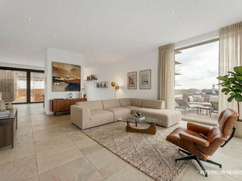 Interesse? Meer informatie op www.SWEVERS.be. - Dit ruime penthouse van 204 m² bevindt zich op de vierde en vijfde verdieping van een residentie in Ha