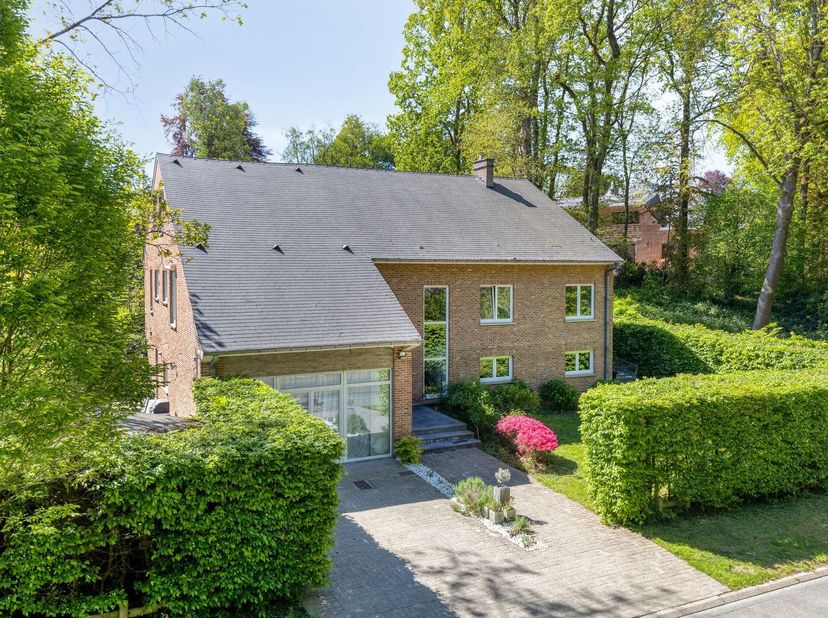 Moderne hedendaagse villa nabij Brussel (Marnix). Uitzonderlijke, volledig gerenoveerde moderne villa (2021–2025) met ±487 m² woonoppervlakte in de ge