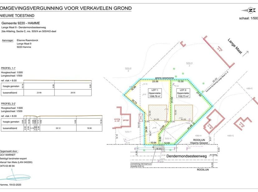 Terrain à vendre
                    à 9220 Hamme