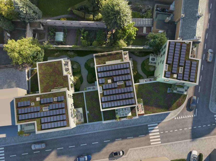 Ligging<br />
Trevo4 bevindt zich op een unieke locatie aan het Liedtspark en het cultureel centrum De Woeker, in het levendige stadscentrum van Ouden
