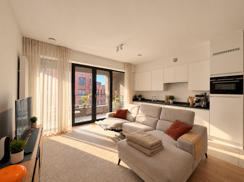 Appartement te huur in Dreve du Parc 15 bus 26,
                    1000 Brussel