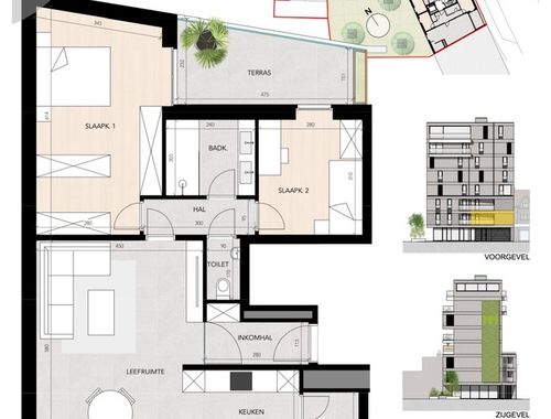                                         Appartement te koop in Mechelen-aan-de-Maas, € 315.000
