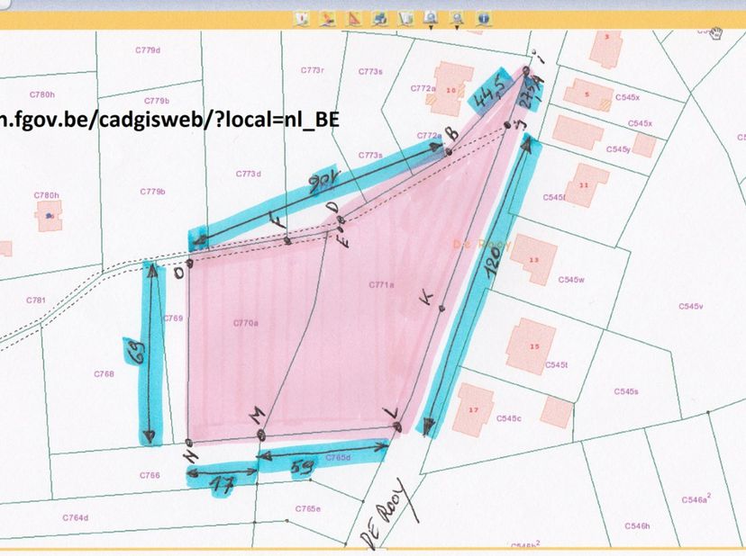 Grond te koop in De Rooy 12,
                    2400 Mol