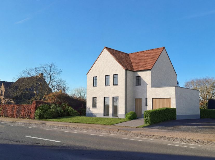 Roeselare-Hoogleedsesteenweg. Bouwgrond van +/- 875m2, sloop -en wederopbouw kan aan 6% btw onder voorwaarden. Ideaal voor VILLABOUW, PRAKTIJK, KANTOO