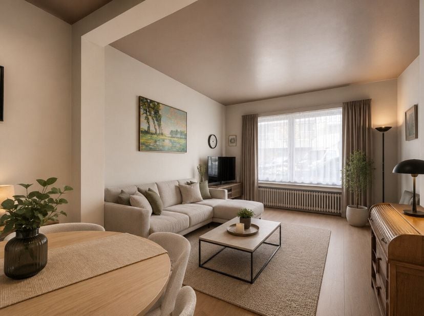 Knokke: Te renoveren gelijkvloers appartement te koop met 1 slaapkamer op toplocatie in de Paul Parmentierlaan.Bent u op zoek naar een appartement dat