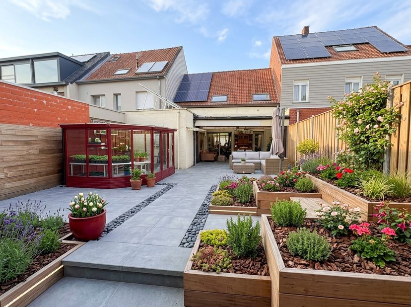 Wevelgem - Instapklare gezinswoning met 4 slaapkamers, gezellige tuin en garage vlakbij het centrum van Wevelgem.Vlakbij het bruisende centrum van Wev