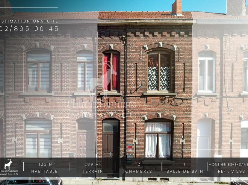 Referentie agentschap : v1293<br />
Op te frissen huis te koop in de streek van MONTIGNIES-SUR-SAMBRE dicht bij alle voorzieningen.<br />
Enorm potent