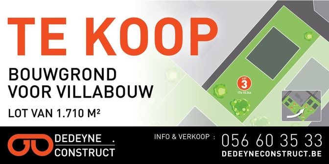 Grond te koop in Rodenburgstraat 50, 8510 Marke