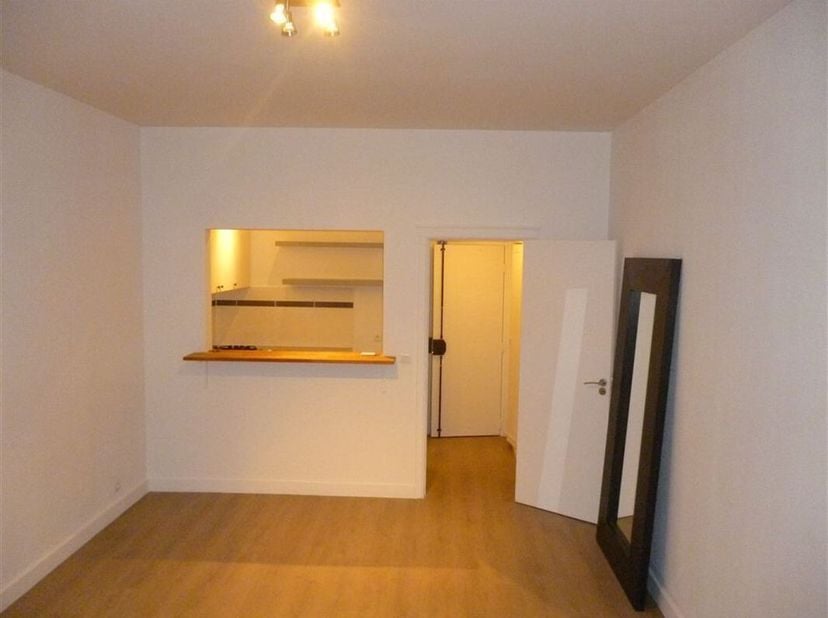 Disponible à partir du 1er octobre : Rue DAUTZENBERG n°43 (prox. Louise &amp; Flagey &amp; Bailli) : studio non-meublé, lumineux, orienté Ouest. Loyer 800€ +