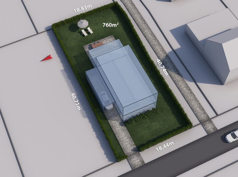 Bouwgrond in een rustige en bosrijke omgeving met een oppervlakte van 760 m².<br />
Geschikt voor het oprichten van een open bebouwing voor ééngezinwo