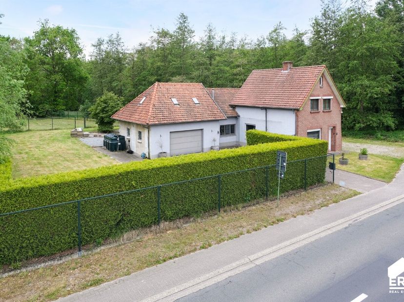 Langs de bossen en velden gelegen woning aan de rand van Lille. Rondom de woning is het schitterend wandelen in de natuur, bossen en velden zover als