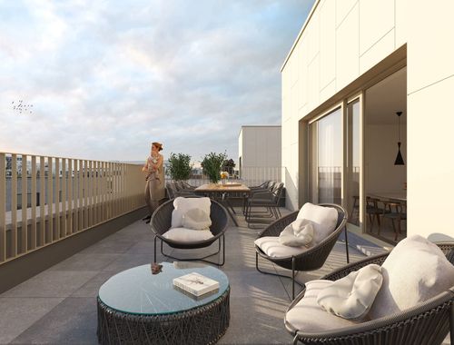                                         Penthouse te koop in Evere, € 610.000
