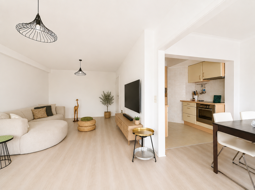 Trianon Invest biedt u dit prachtige appartement met 2 tot 3 slaapkamers aan, ideaal gelegen en met een combinatie van comfort, lichtinval en function