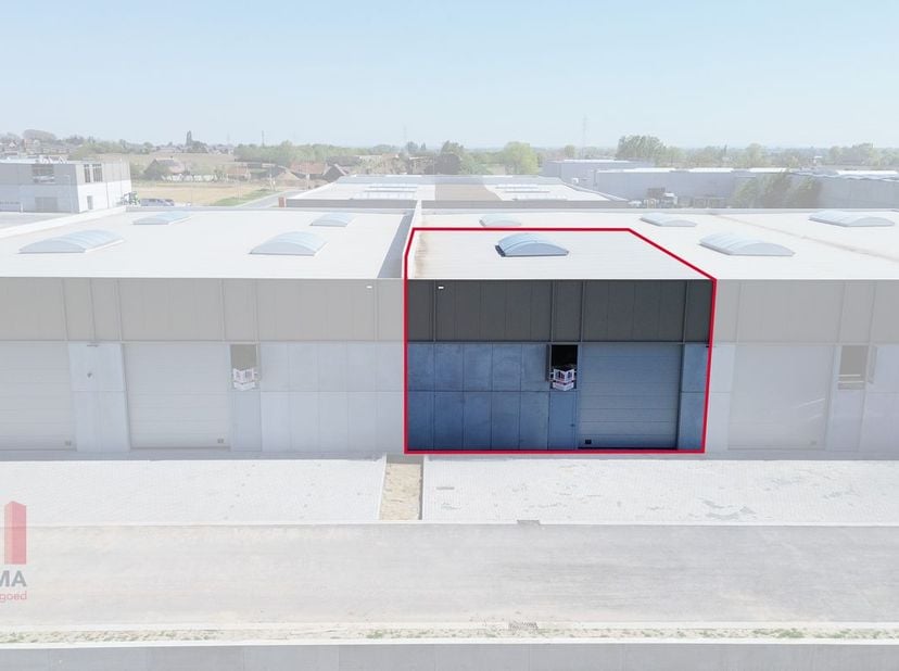 Nieuwe KMO-unit met een oppervlakte van 240 m². De nieuwe KMO-ontwikkeling 'THEA' bestaat uit 22 casco KMO-units met oppervlaktes tussen&amp;nbsp;180 m² e