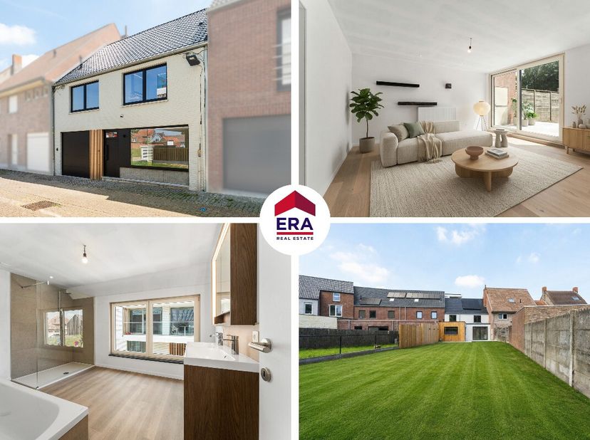 Volledig vernieuwde woning in het centrum van Wingene met 3/4 slaapkamers en garage.Op zoek naar een instapklare woning? Dan ben je hier zeker aan het