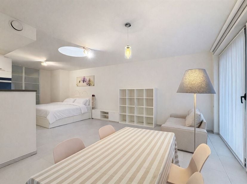 Brussel-Centrum, op een boogscheut van Dansaert - Schitterend gemeubeld studio-appartement van +/- 25m² gelegen op de 1ste verdieping met lift, ideaal