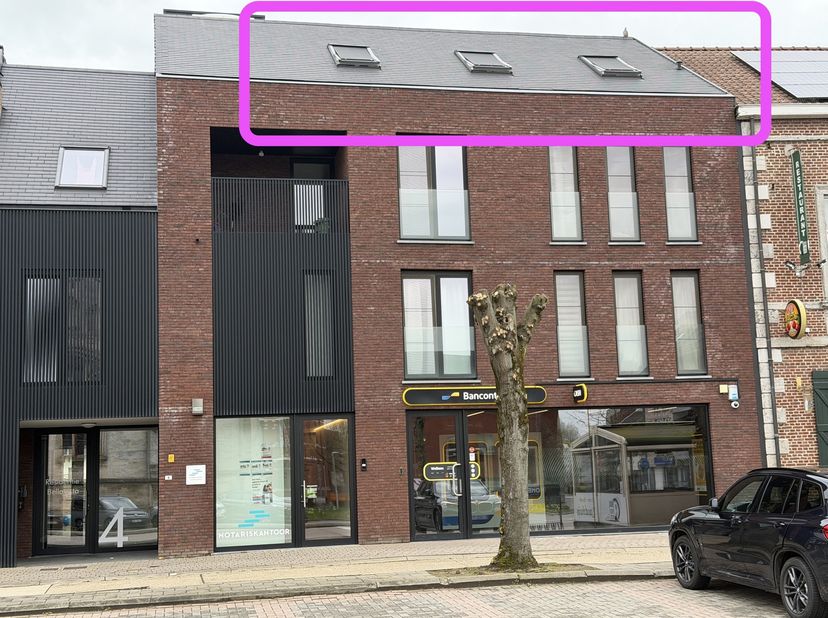 Hasselt/Kortessem, Kerkplein 4 E: als nieuw, zeer mooie instapklare penthouse op de hoogste verdieping, afgewerkt met hoogwaardige materialen en volle