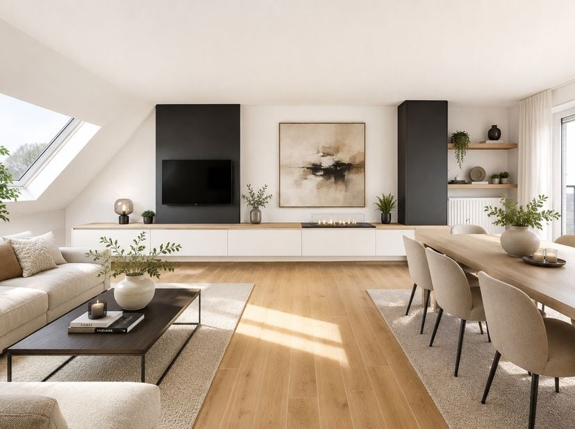 Ontdek dit prachtige penthouse op toplocatie, op wandelafstand van het centrum van Roeselare. Dit instapklaar appartement combineert ruimte, licht en