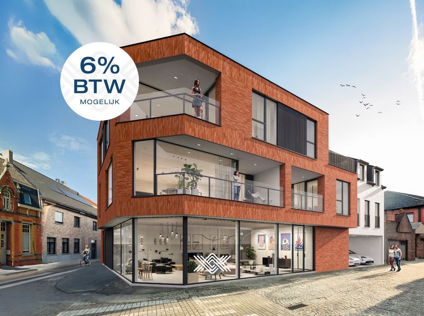 Dit tweeslaapkamer appartement van 106,10 m² is gelegen op de tweede verdieping van de kleinschalige residentie Lumina. Het appartement is ingedeeld i