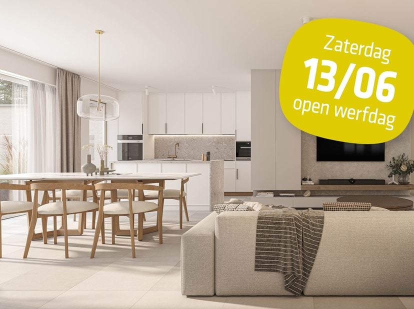 Deze energiezuinige woning (A+ label!) op lot 14 is gelegen aan de Buntstraat te Wondelgem. Gelegen rond een centraal groen, vlakbij winkels, scholen