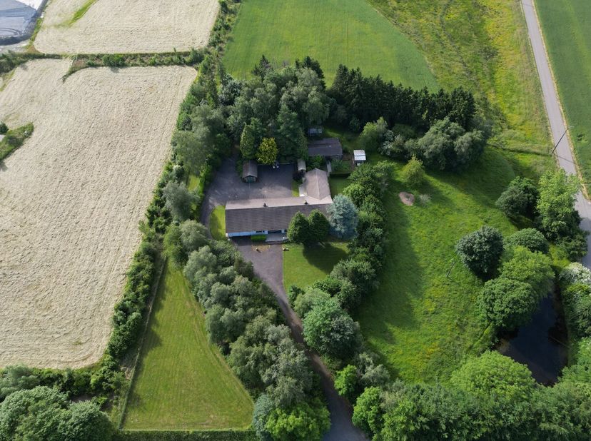 ERA BLUX vous présente cette maison de plain-pied située à Bastogne, implantée sur un terrain exceptionnel de ± 1,5 hectare, entièrement situé en zone