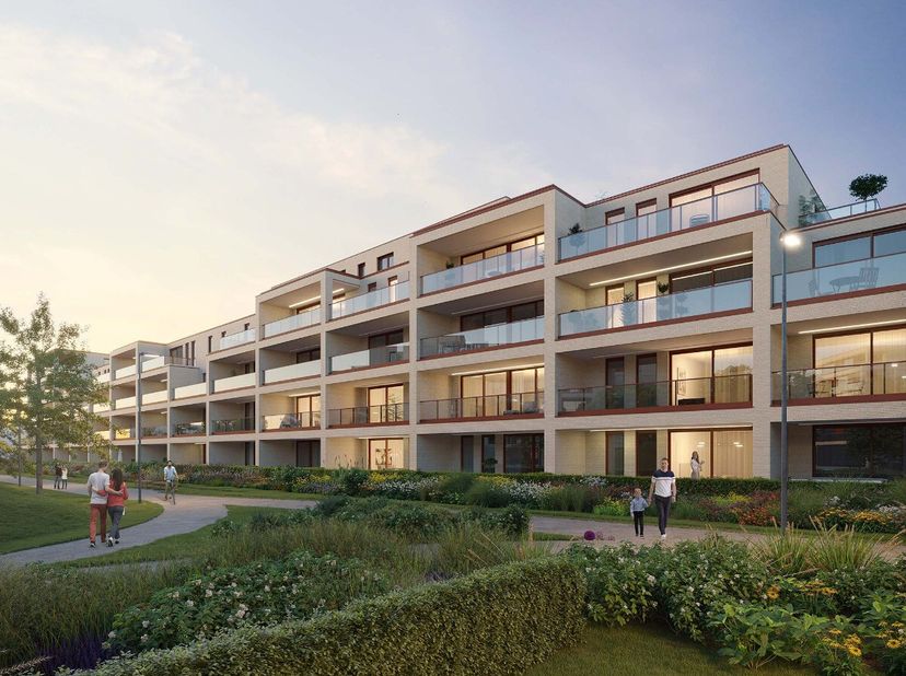 Appartement neuf dans la résidence W.E.S.T., avec une grande terrasse et un emplacement de parking dans un garage couvert. Découvrez ce magnifique app