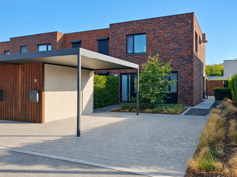 Moderne, energiezuinige halfopen woning met 3 slaapkamers op toplocatie nabij Hasselt<br />
<br />
Deze instapklare, kwalitatief afgewerkte woning bev