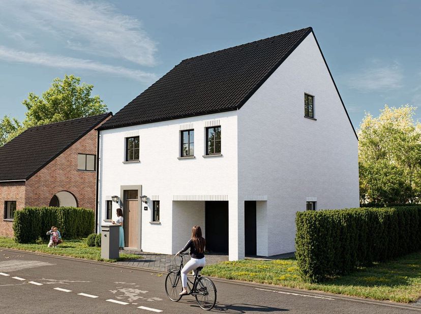 Construction neuve de qualité abordable avec PANNEAUX SOLAIRES. Également un investissement idéal (bon rendement : valeur locative = 1100 euro / mois)