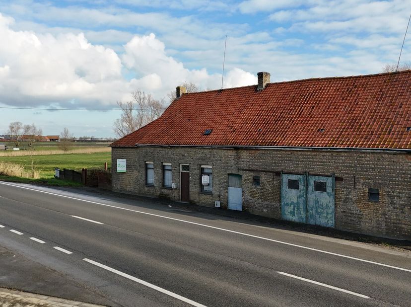 Langs de Kaaskerkestraat, op een perceel van 3.430 m², vindt u deze hoeve met meerdere bijgebouwen en een aanpalend stuk landbouwgrond of weide. De li