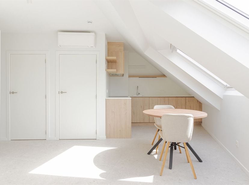 **Moderne flatjes op toplocatie in Leuven**<br />
<br />
In de Vital Decosterstraat, om de hoek van het Ladeuzeplein, bevindt zich deze exclusieve res
