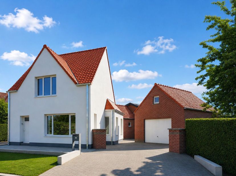 Bent u op zoek naar een instapklare huurwoning waar comfort en kwaliteit centraal staan? Deze volledig gerenoveerde woning in Adegem werd zowel binnen