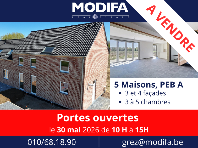 Modifa heeft het genoegen deze prachtige nieuwe villa van 132m² voor te stellen, volledig afgewerkt en genietend van een schitterend uitzicht op het p